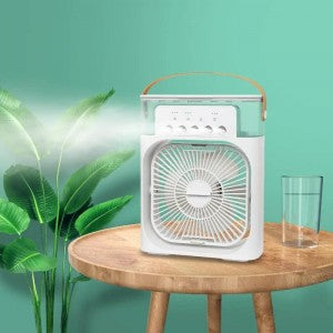 MINI PORTABLE MIST COOLER - 1PC PORTABLE COOLER WITH 5 MIST PORTALS AND 60° OF ADJUSTMENT